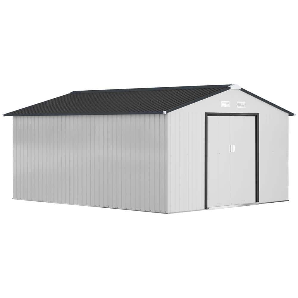 11 ft. W x 13 ft. D Stainless Steel Tool Shed