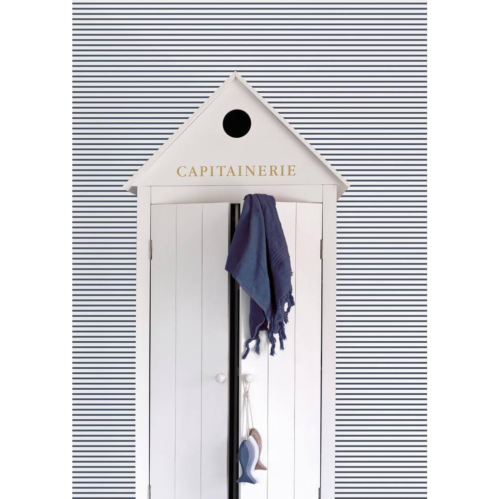 Smart Stripes 3 Breton Stripe Wallpaper Roll