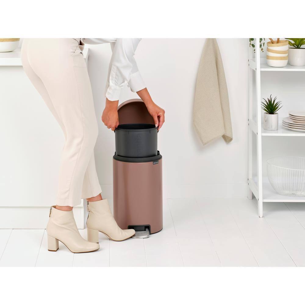 Brabantia Newicon Step On Trash Can, 3.2 Gallon (12 Liter)