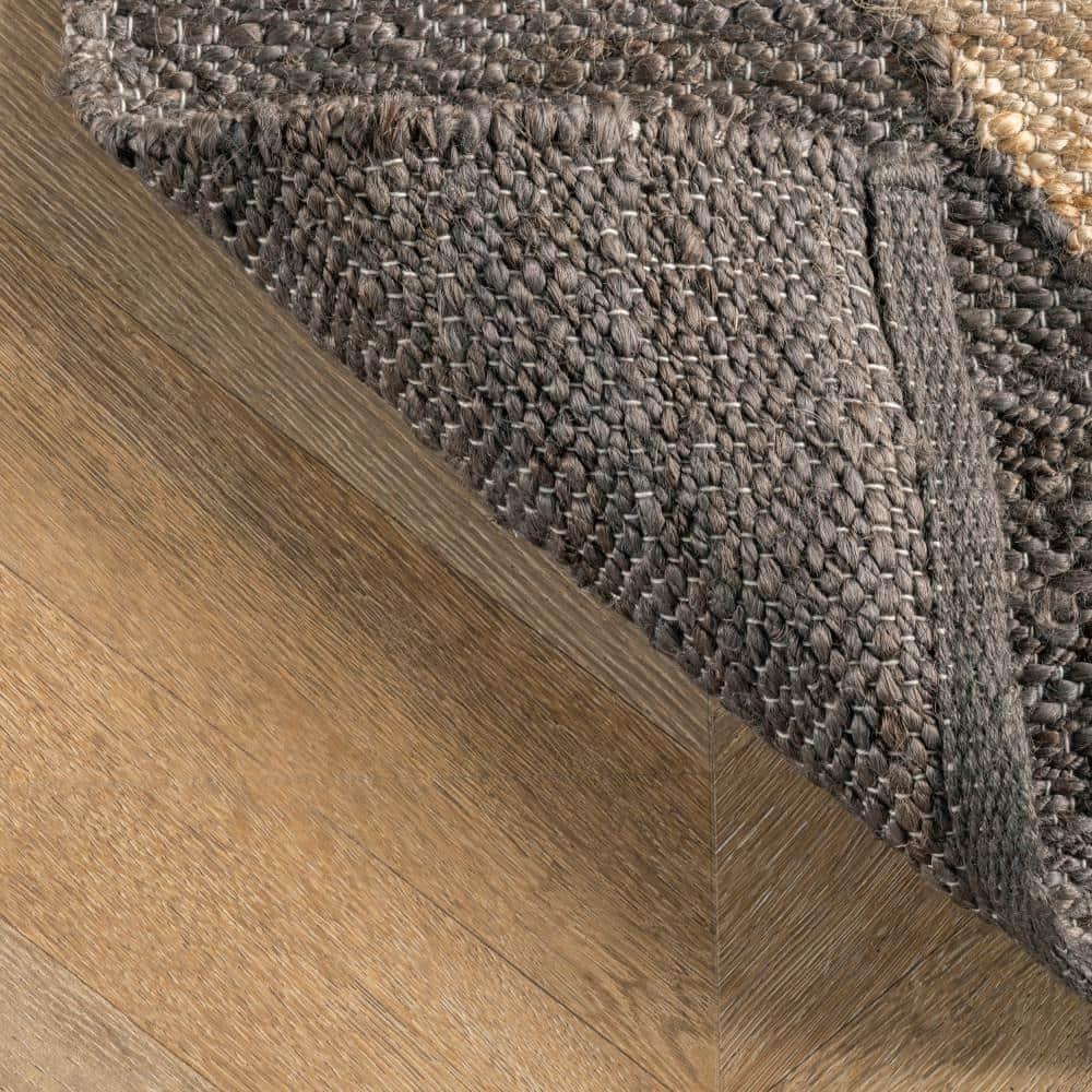 Nuloom Pandora Diamond Jute Indoor Area Rug, 10' x 14', Black