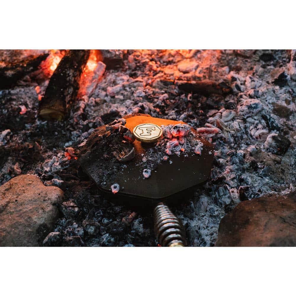 FINEX 10" Cast Iron Skillet with Lid, Modern Heirloom, Handcrafted in the USA, Pre-seasoned with Organic Flaxseed Oil