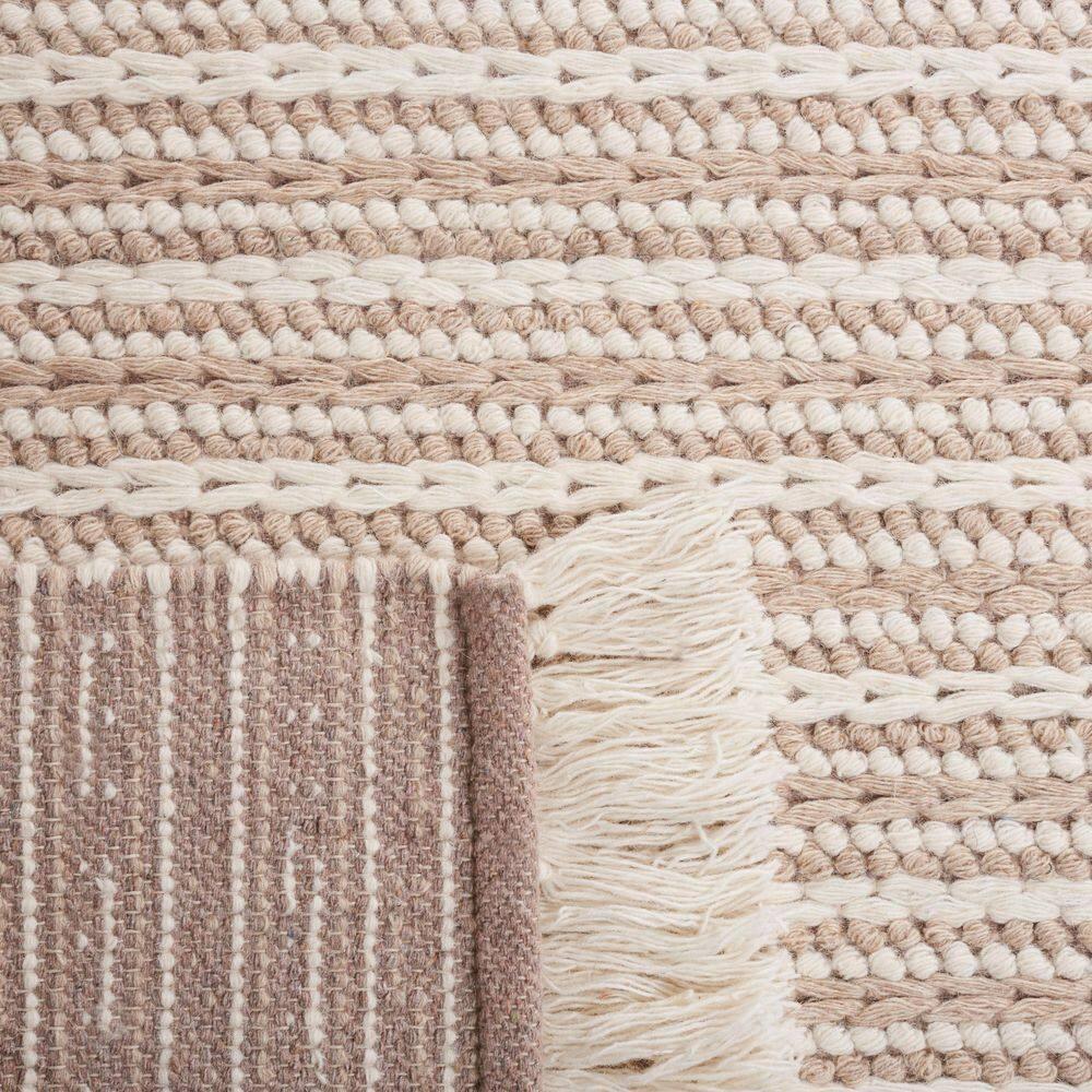 Natura NAT208 Handmade Indoor Area Rug - Taupe / Ivory - 6'x9' - Safavieh