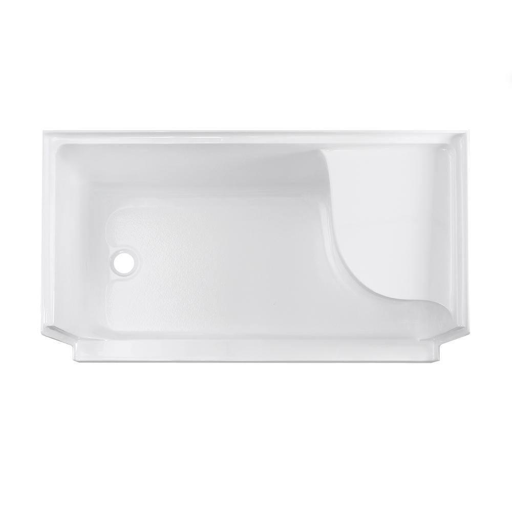 Aquatique 60" x 32" Single Threshold Shower Base