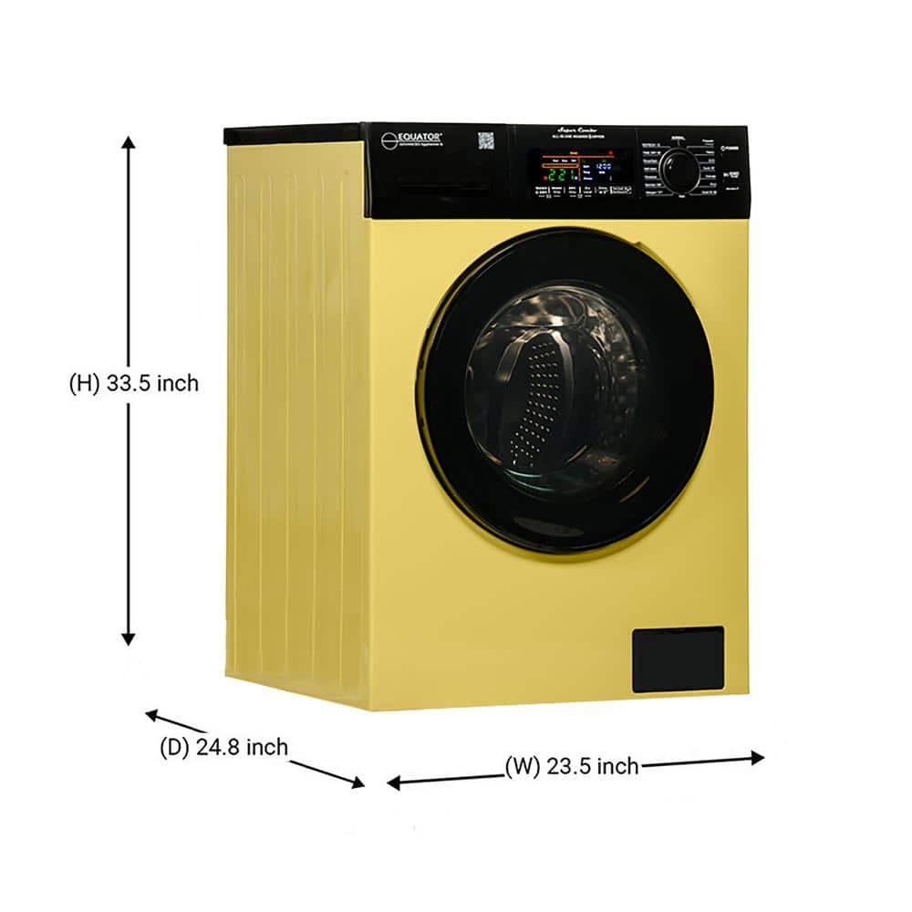 Equator Ver3 Combo Washer Vented/Ventless Dry-1400RPM Color Coded Display Y/B