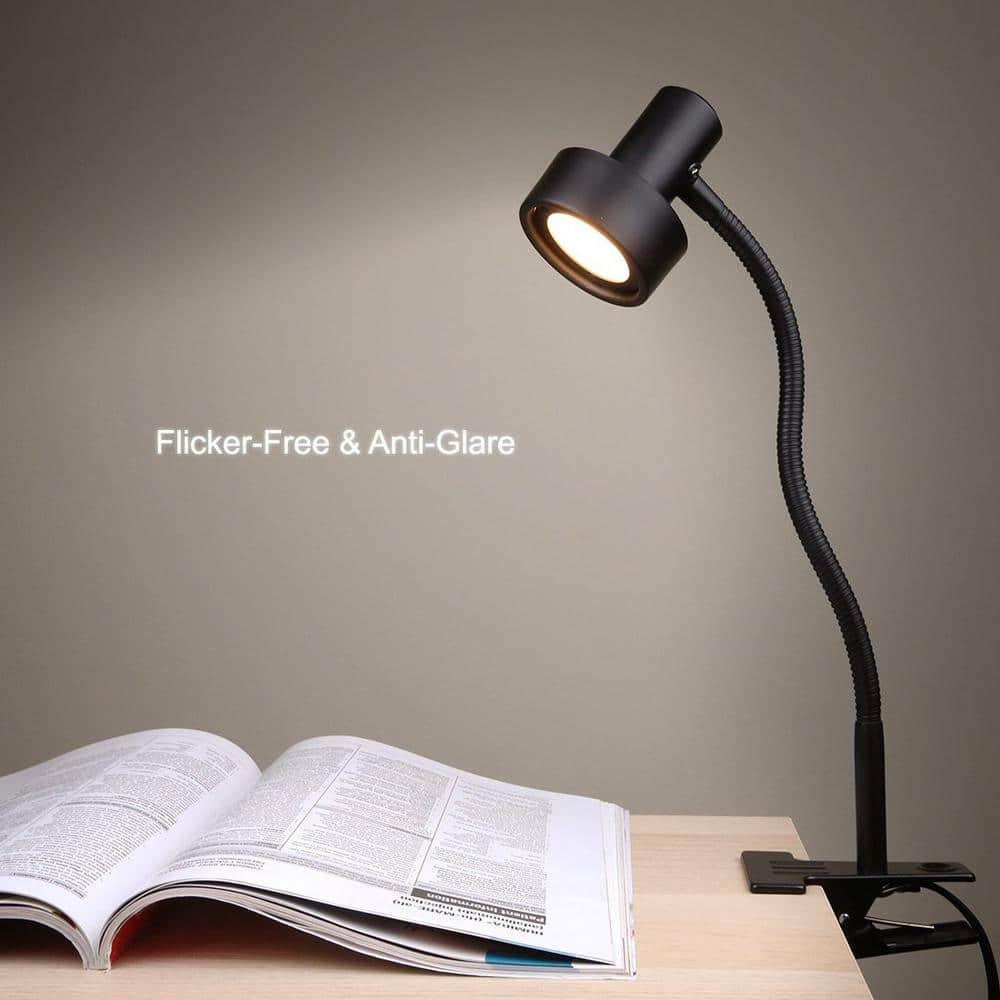 O’Bright Luxor - Dimmable LED Desk Lamp with Gooseneck (Aluminum-Clip on)