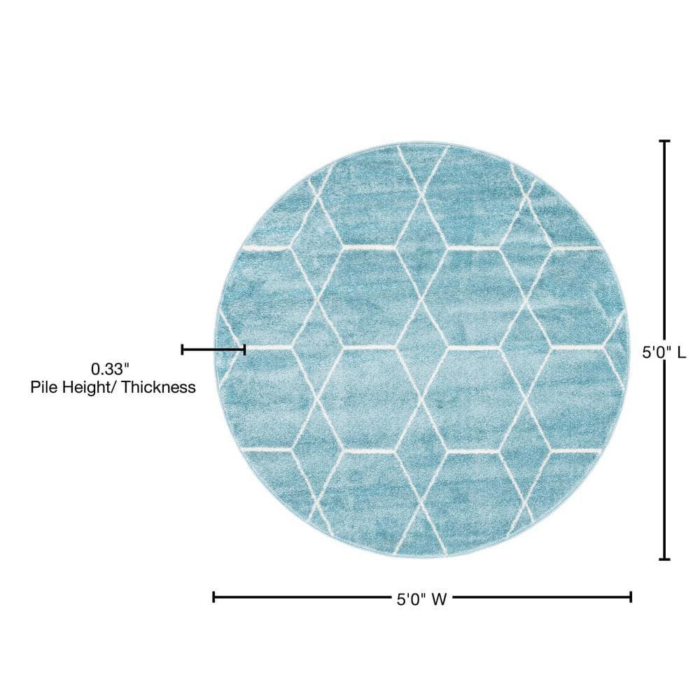 George Oliver Deedie Hand Tufted Wool Geometric Rug