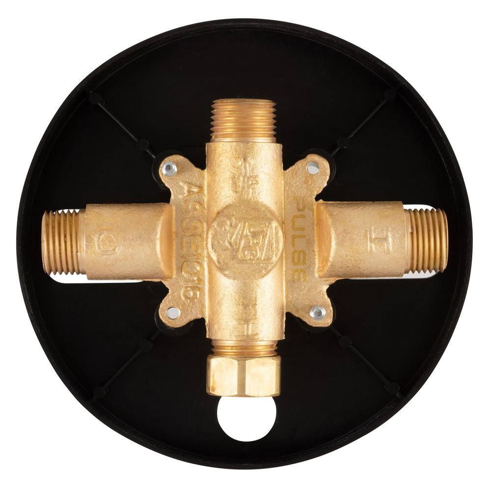 Tru-Temp Pressure Balanced Mixing Valve with Round Trim