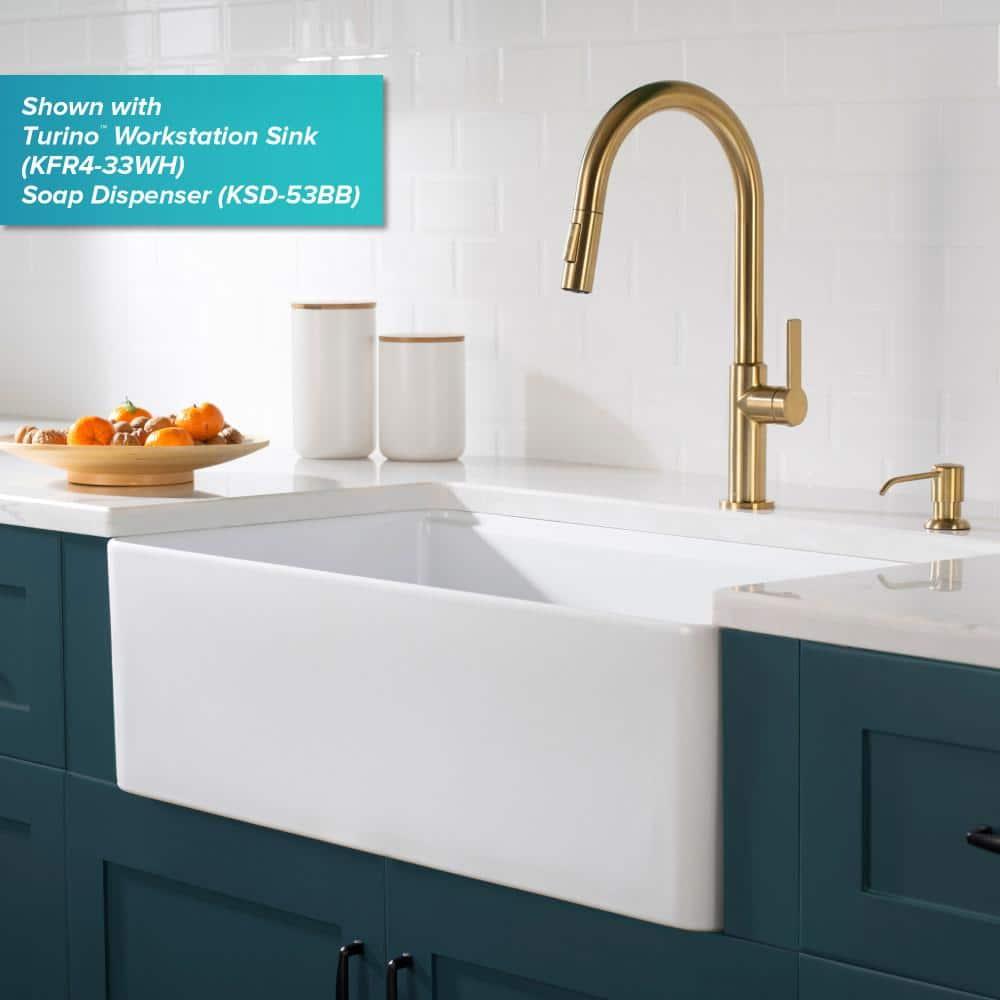 KRAUS Oletto Single Handle Pull Down Kitchen Faucet