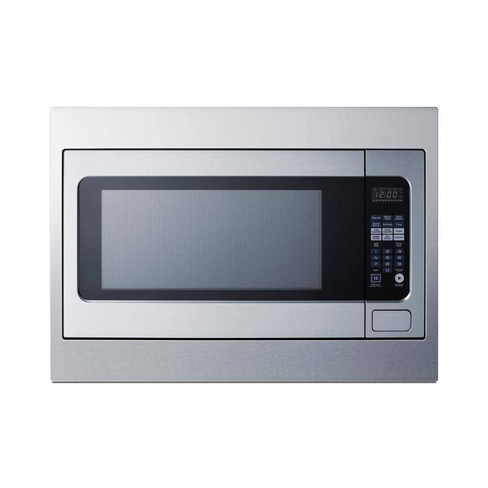 Summit Appliance 27" Wide Built-In Microwave (Trim Kit Included)