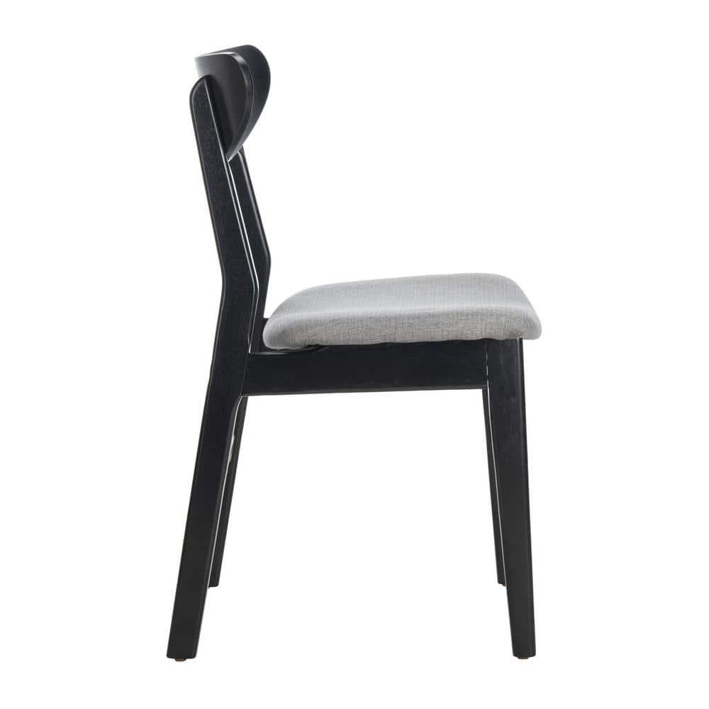 Lucca Retro Dining Chair (Set of 2) - DCH1001 - Black/Grey - Safavieh