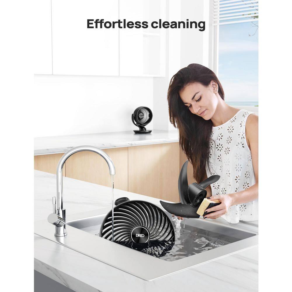 BEACHWATER POOL & SPA, LLC Table Fan For Bedroom, 13-Inch Oscillating Air Circulator Fan, 120° Tilt Adjustment, 28Db Ultra-Quiet, 70Ft Powerful Airflow, 4 Speeds Desk Fans With Remote For Whole Room, Home, Office