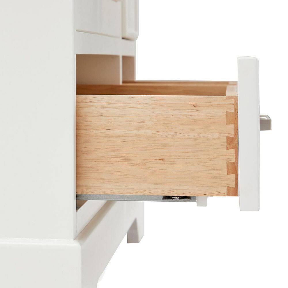 Ariel M036slcqrvo Stafford 36" Free Standing Single Basin Vanity Set - White