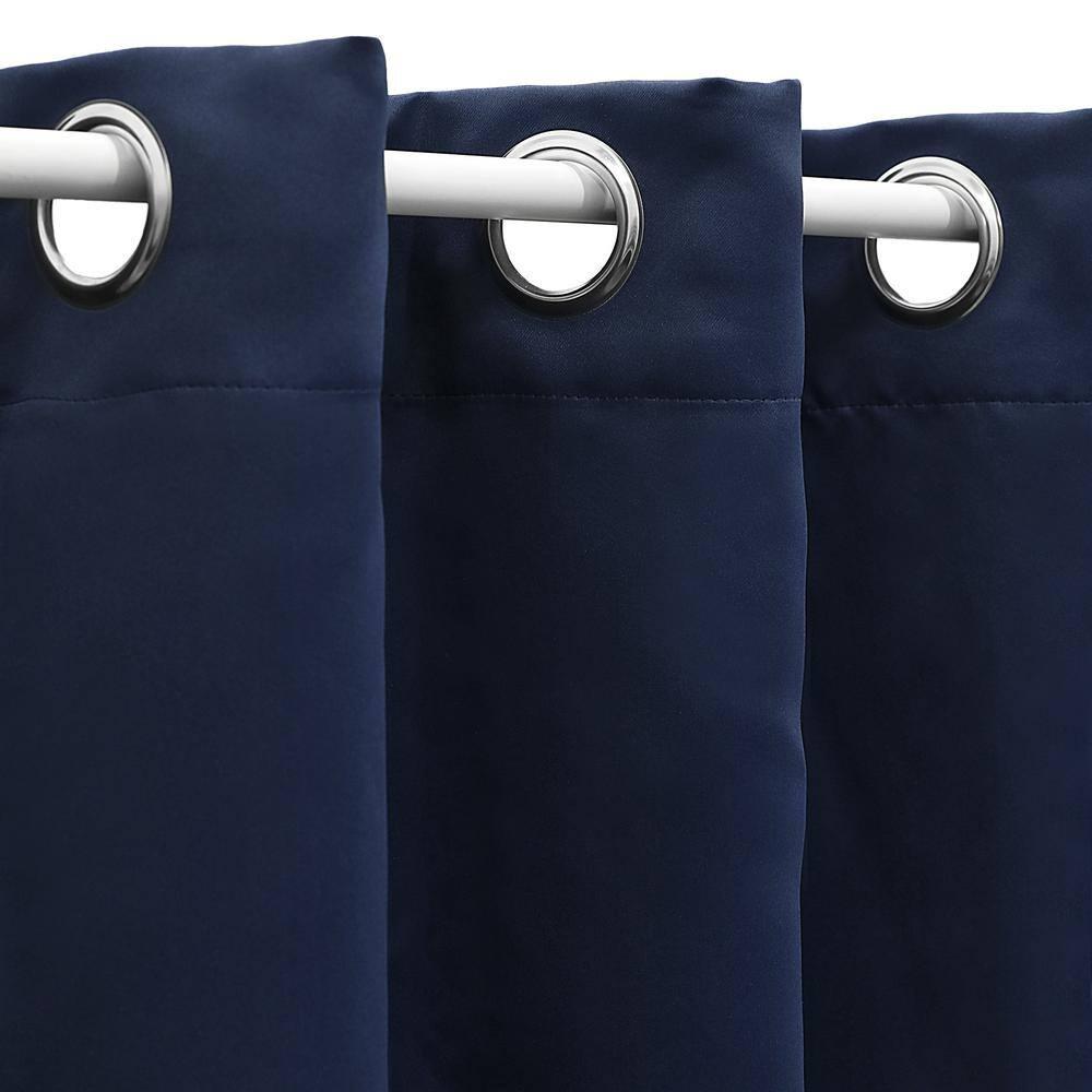 Furinno Collins Blackout Curtain 42 X 84 Inches 1 Panel, Dark Blue