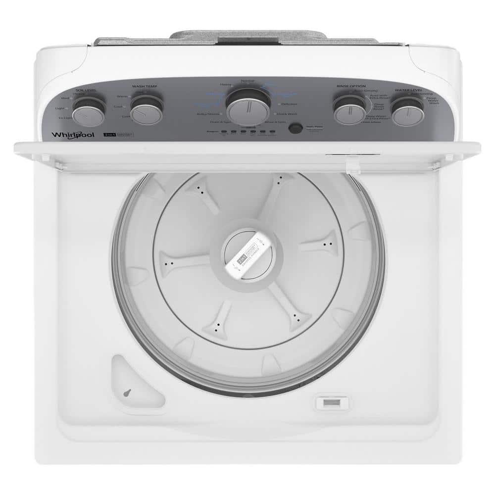 Whirlpool® Brand New WTW4957PW, 3.8-3.9 Cu. Ft. 2 in 1 Top Load Washer with Removable Agitator Capacity 3.8 Cu ft