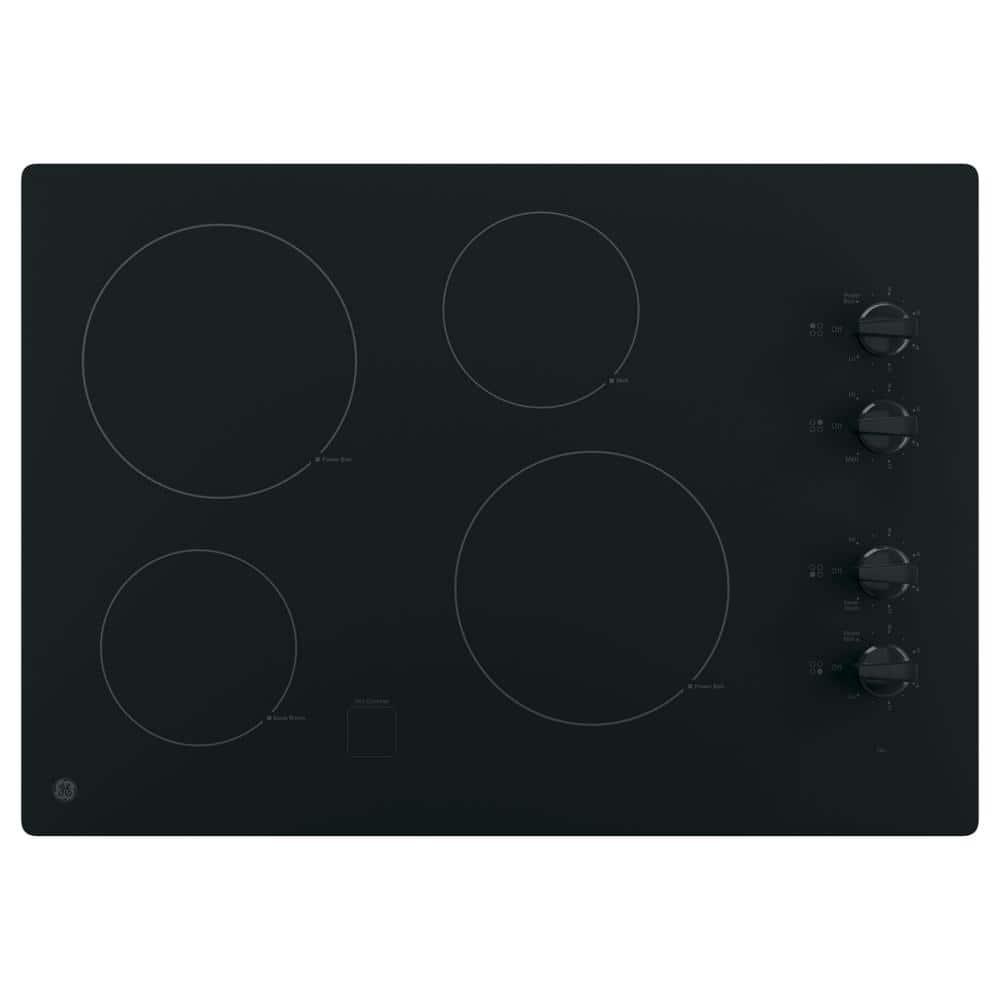 GE 30" Built-In Knob Control Electric Cooktop