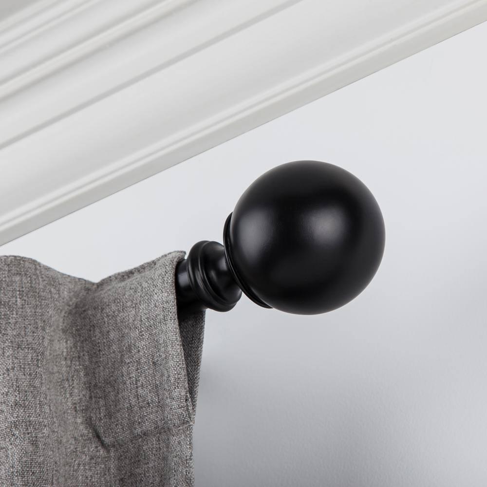 Adjustable 1" Single Curtain Rod