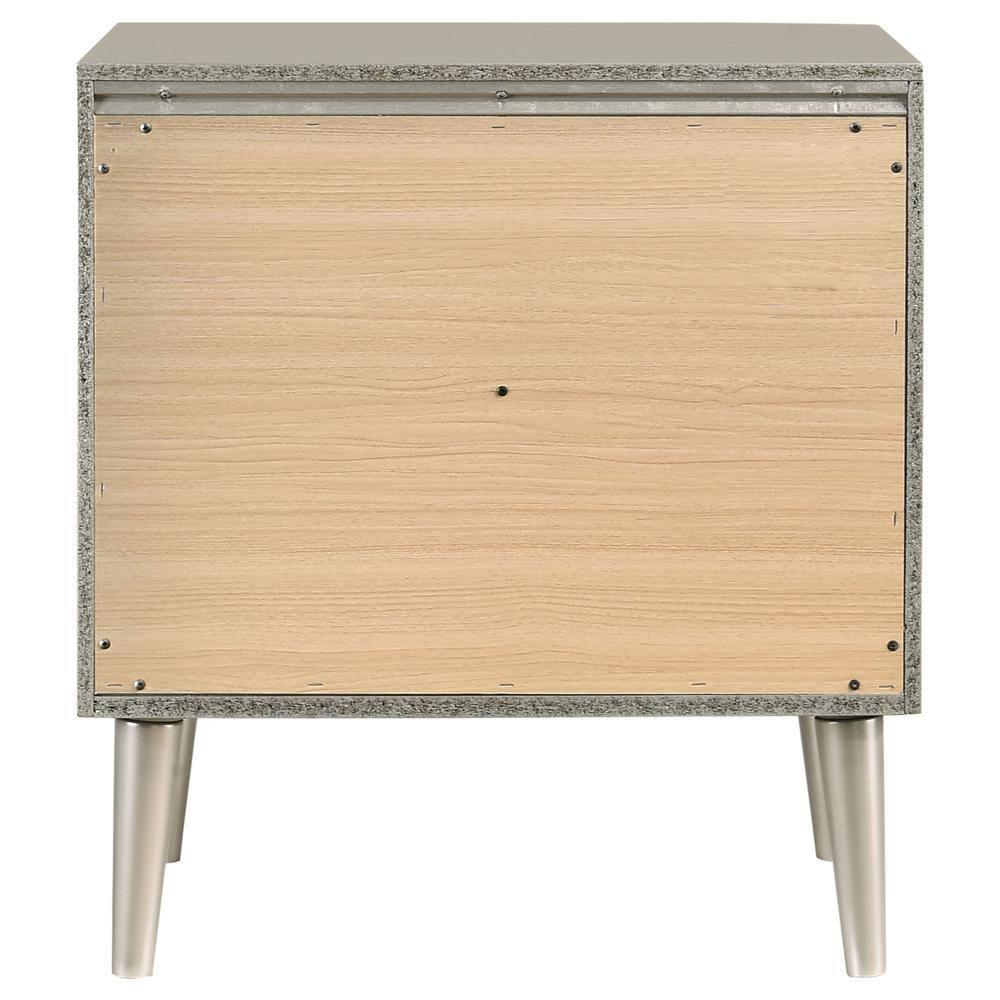 Coaster Company Metallic Sterling 2-Drawer, 23.4 inch