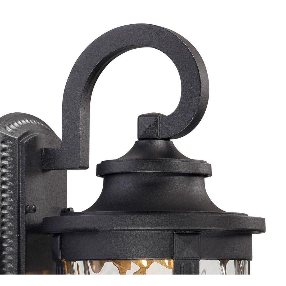 Minka Lavery Merrimack 16 1/4" High Black LED Outdoor Wall Light