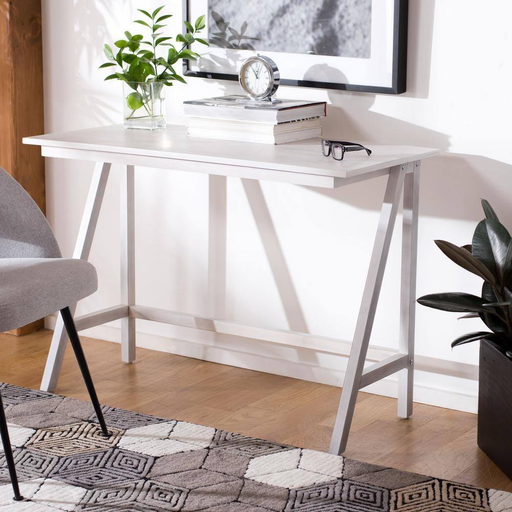 Redding Desk - DSK5000 - White Washed - Safavieh