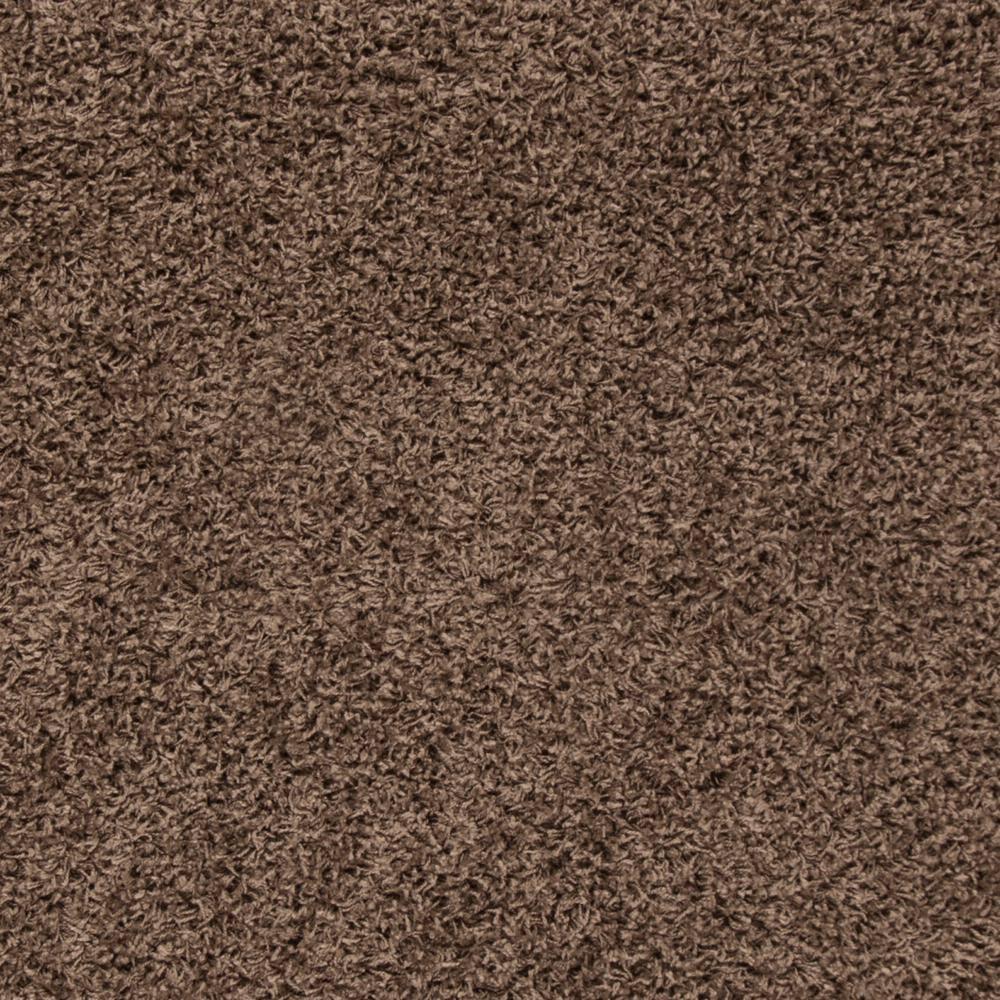 Athens Shag SGA119 Power Loomed Indoor Area Rug - Taupe - 6'x9' - Safavieh