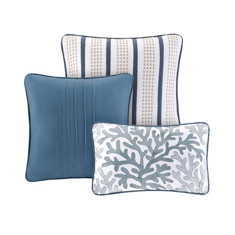 Madison Park Bayside Quilt Set with Throw Pillows
