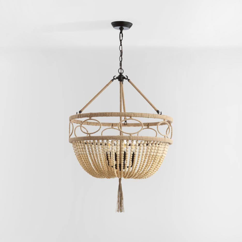 Sadie 4 Light Metal Dimmable Empire Chandelier