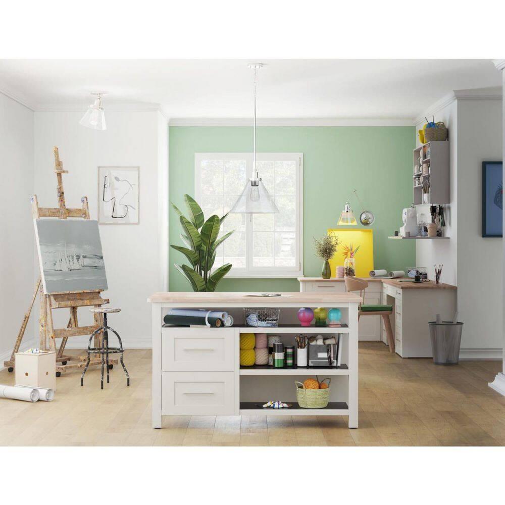 Progress Lighting Hinton 1-Light Swing Arm Wall Bracket, Brushed Nickel, Seeded Glass Shade