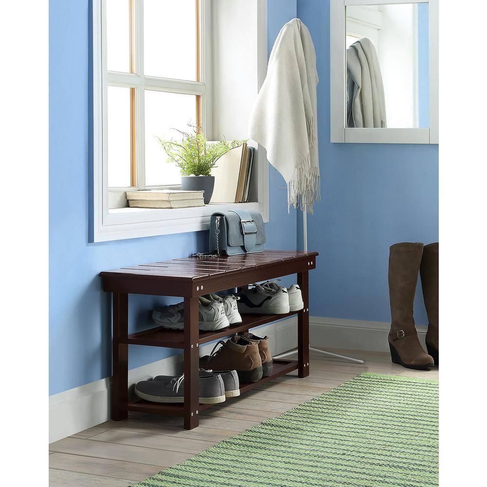 Convenience Concepts Oxford Utility Mudroom Bench, Multiple Finishes