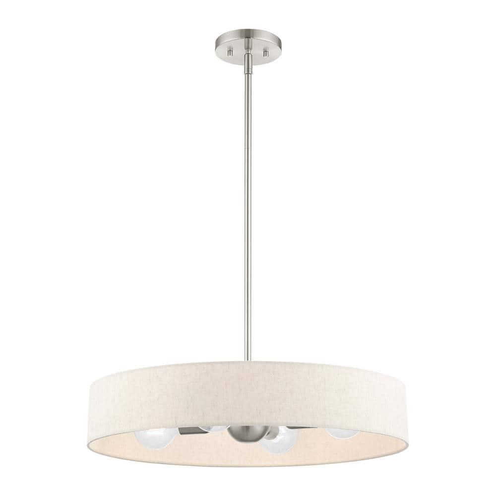 Livex Lighting Venlo 4 - Light Pendant in  Brushed Nickel