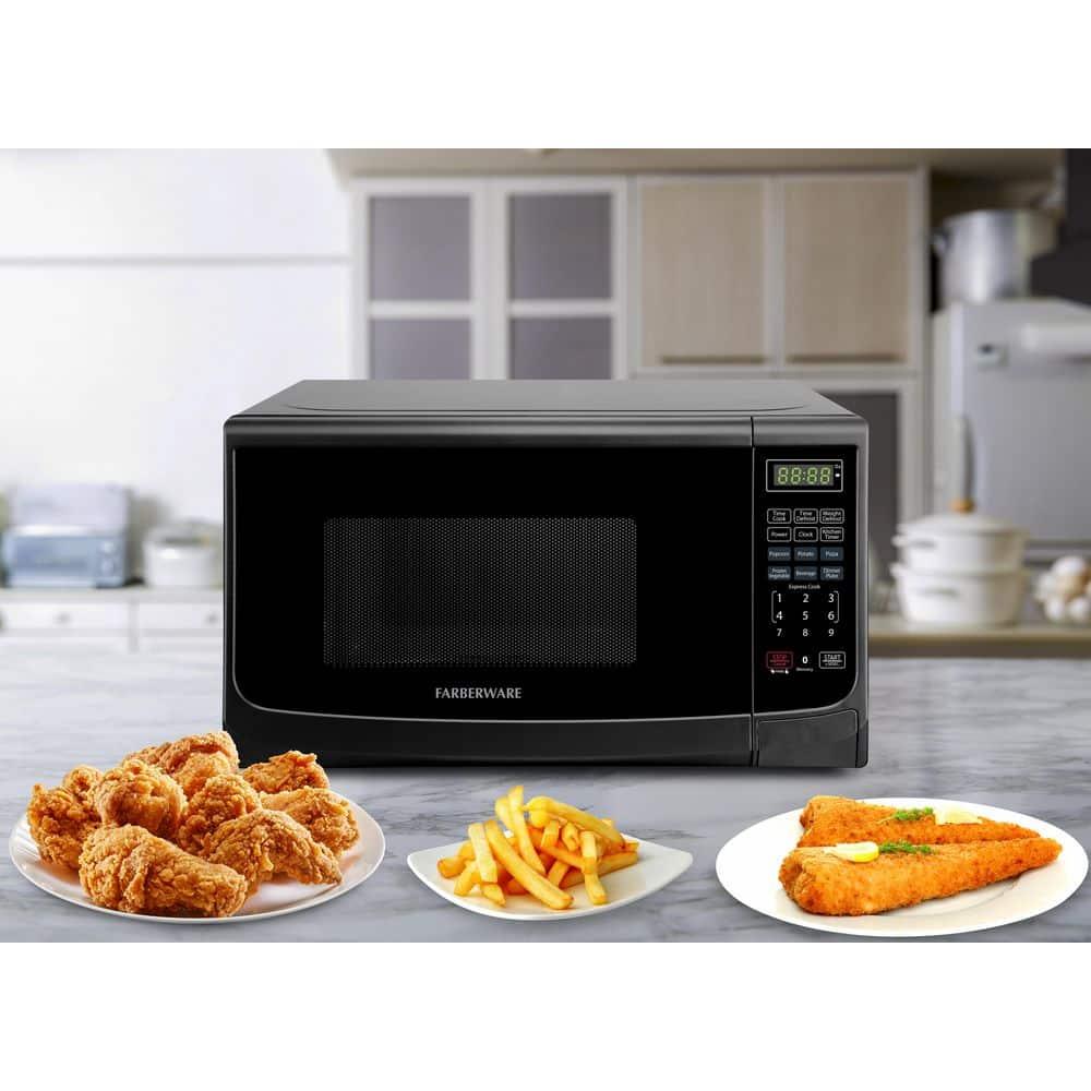 Farberware Farberware 0.9 Cubic Feet Countertop Microwave FM09BKA
