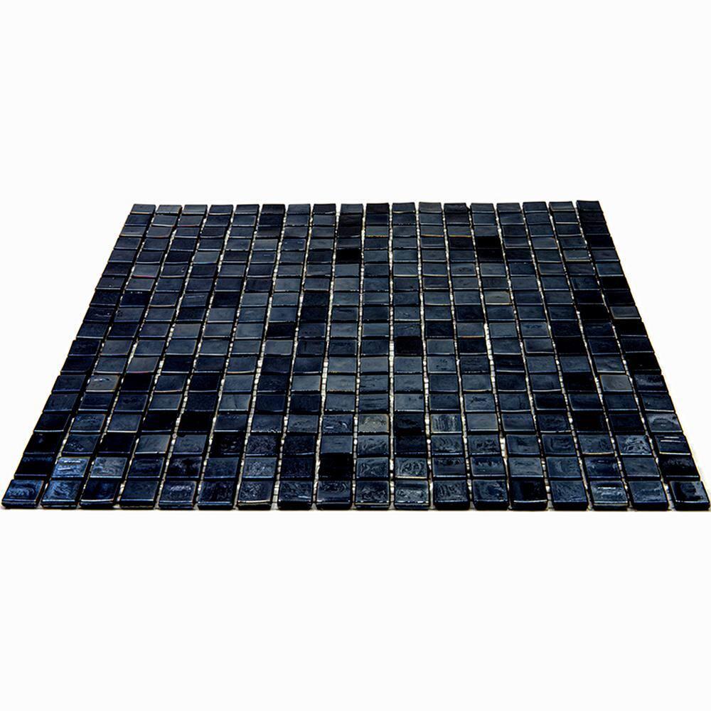 Skosh 0.6" x 0.6" Glass Grid Mosaic Wall & Floor Tile