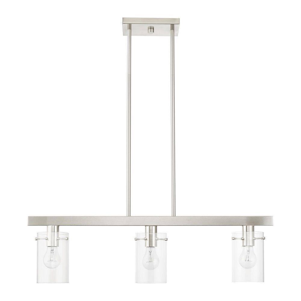 Livex Lighting Munich 3 - Light Chandelier in  Brushed Nickel
