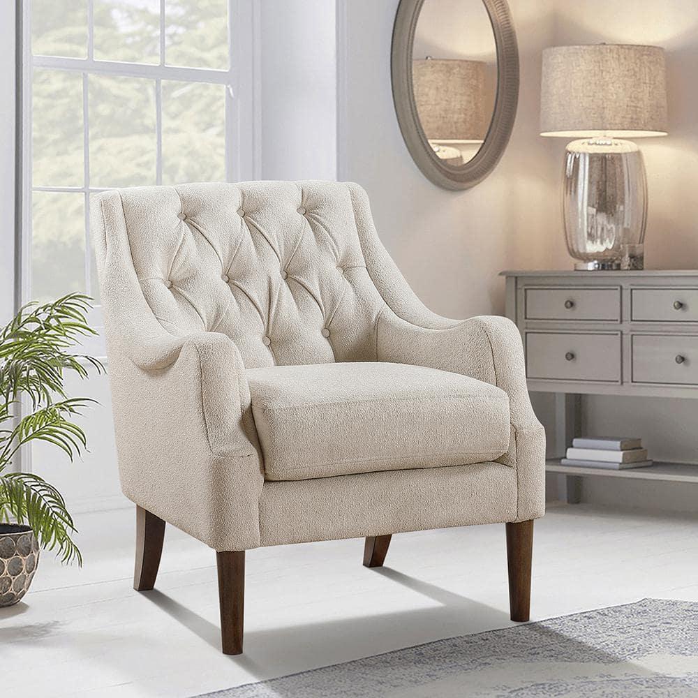Lexicon Stella Boucle Accent Chair in Beige
