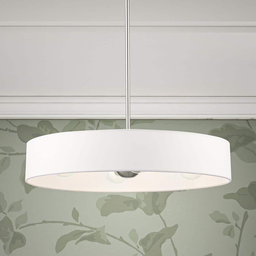 Livex Lighting Venlo 4 - Light Pendant in  Brushed Nickel