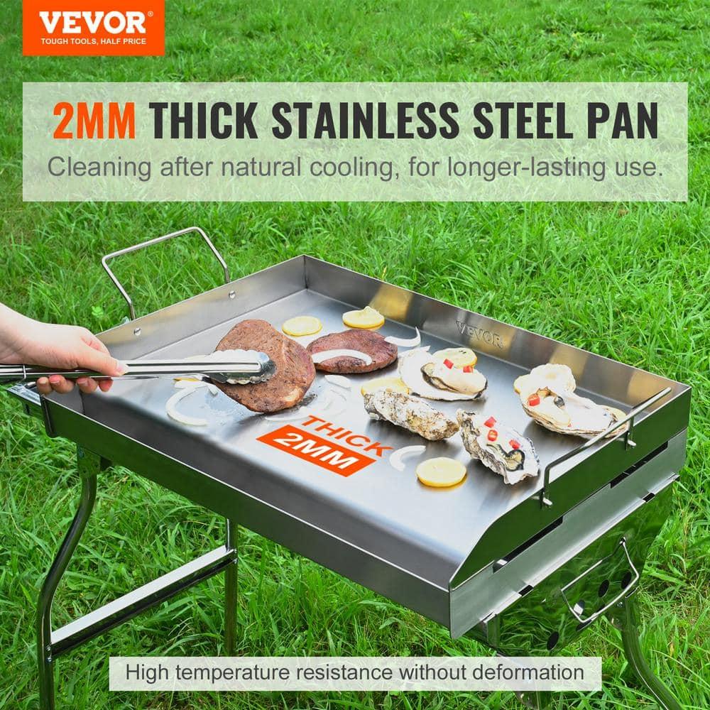 VEVOR 16'' Non-Stick Stainless Steel Griddle