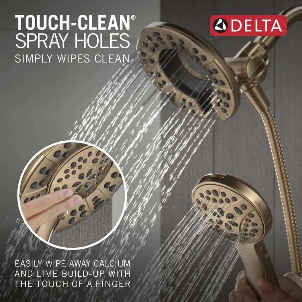 Delta Albion Single-Function Tub Shower Faucet Set, Shower Trim Kit with In2ition Shower Head T144855-CZ-I