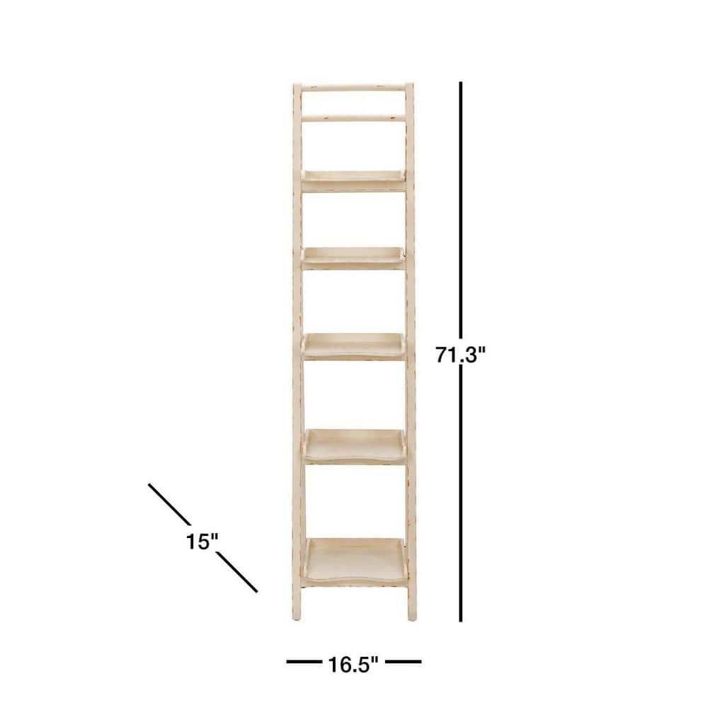 Asher Leaning Etegere - AMH6537 - Ivory - Safavieh Couture