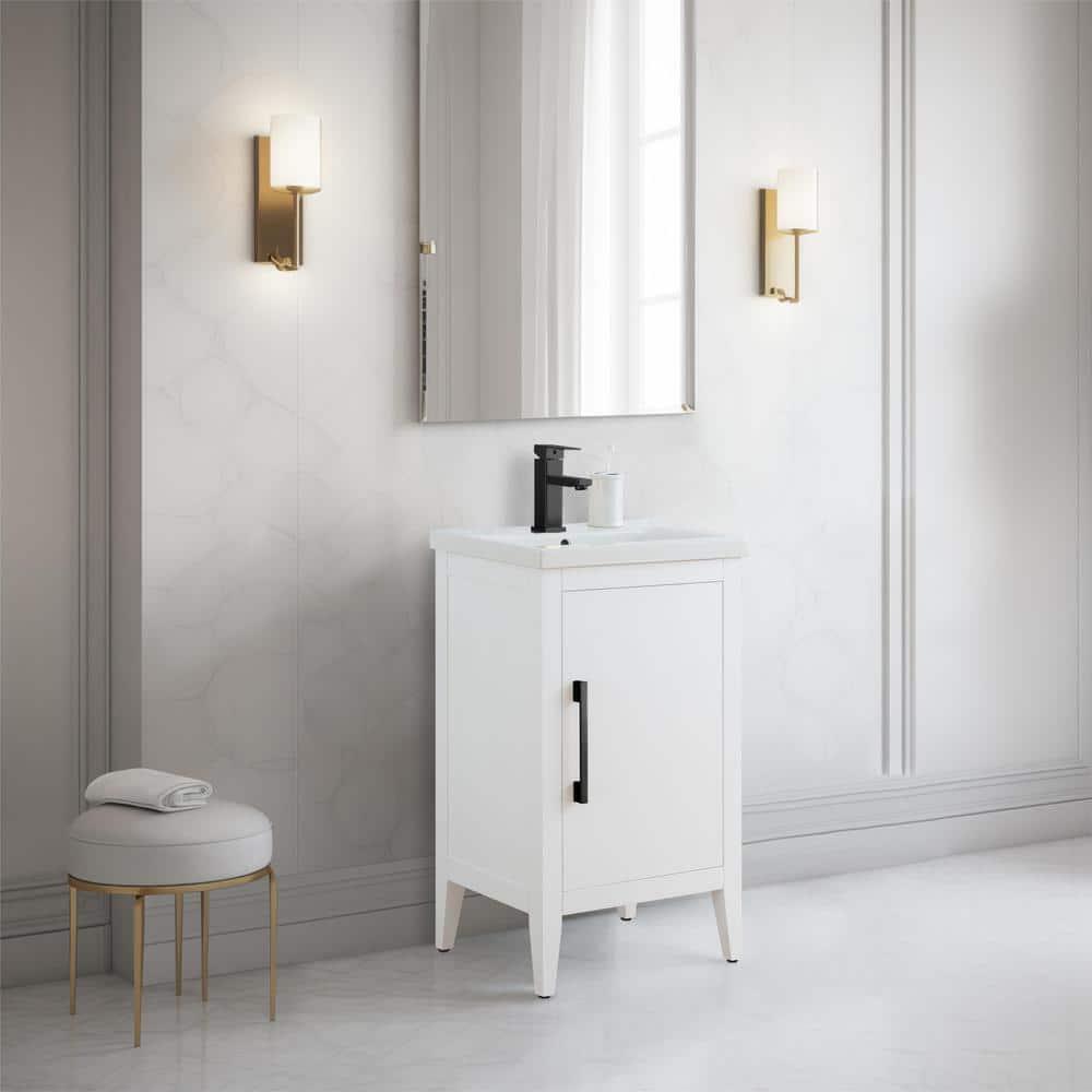 20'' Single Bathroom Vanity with Ceramic Top