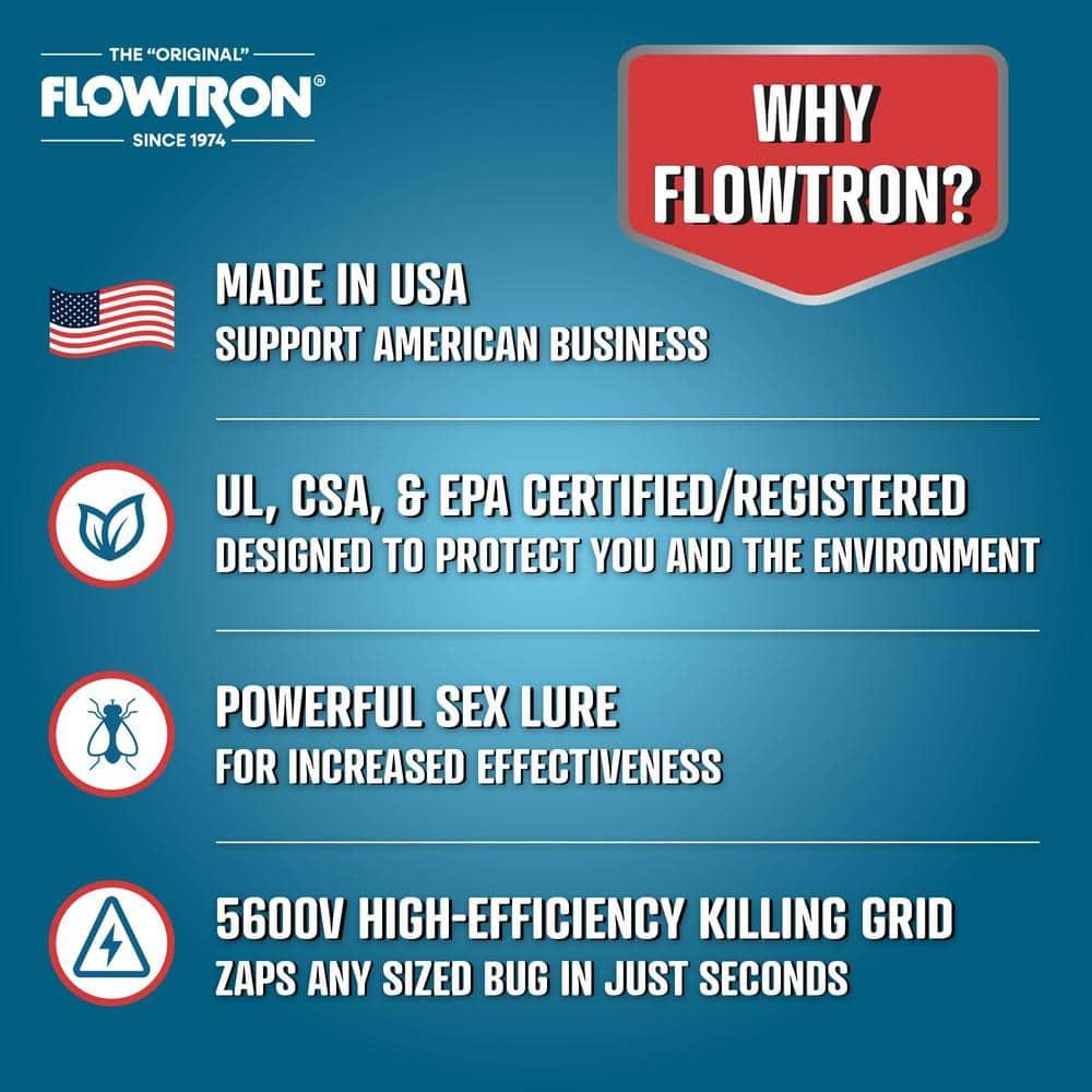 Flowtron Diplomat Indoor Bug Zapper, 1200 Sq Ft Electric Fly & Insect Killer W/80W UV Light & More