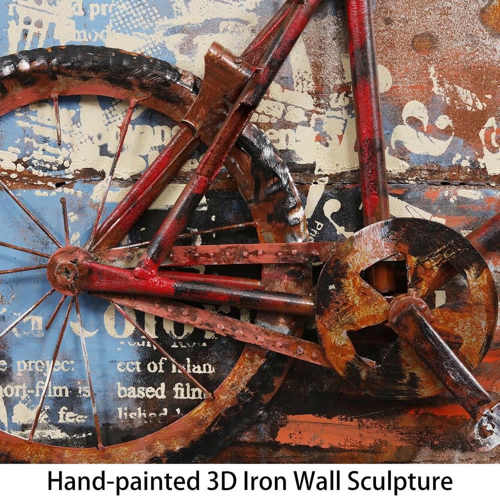 Empire Art Direct 'Biking' 3D Metal Wall Art