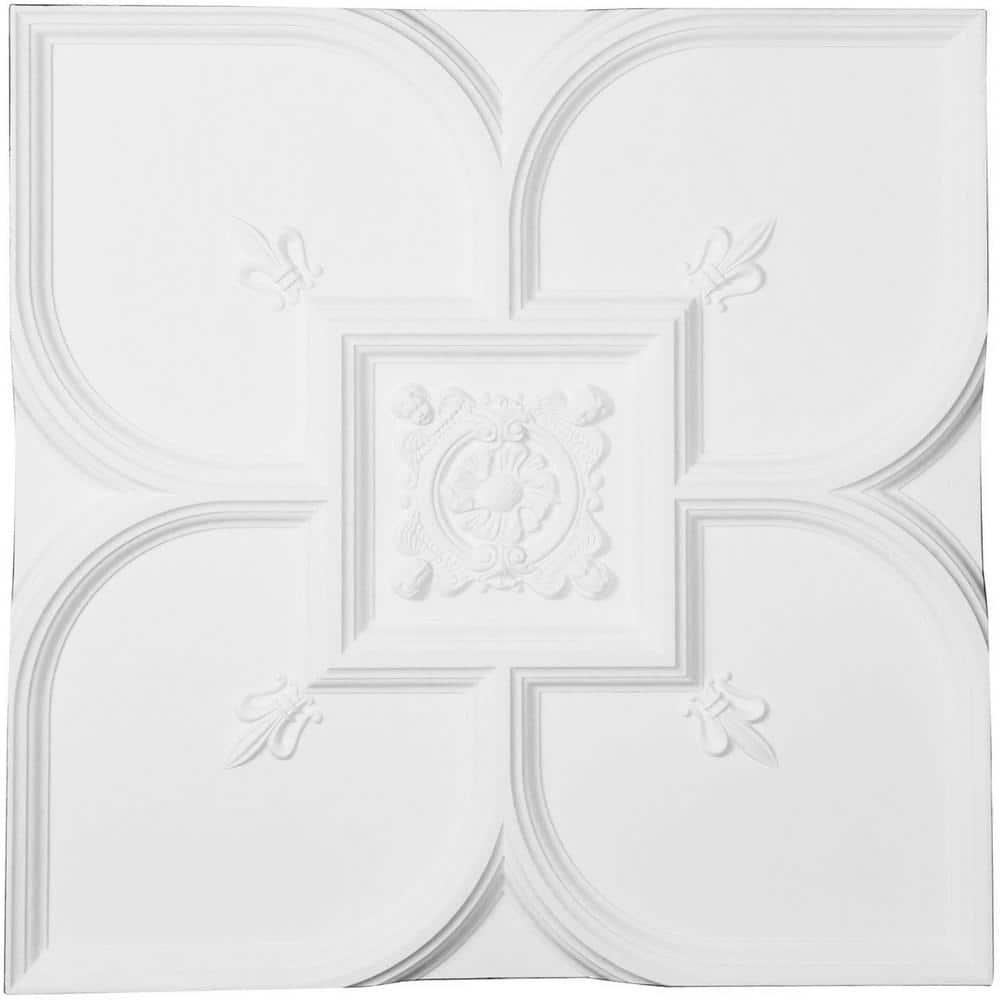 Ekena Millwork Fleur-de-lis 31.5'' H x 31.5'' W x 2.38'' D Urethane Ceiling Medallion