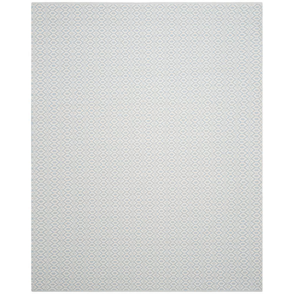 Montauk MTK716 Hand Woven Indoor Area Rug - Ivory/Light Blue - 8'x10' - Safavieh