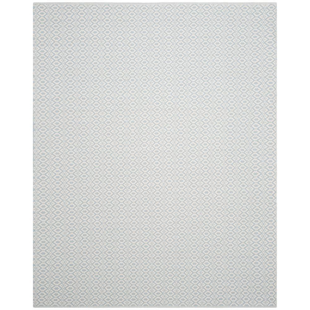 Montauk MTK716 Hand Woven Indoor Area Rug - Ivory/Light Blue - 8'x10' - Safavieh