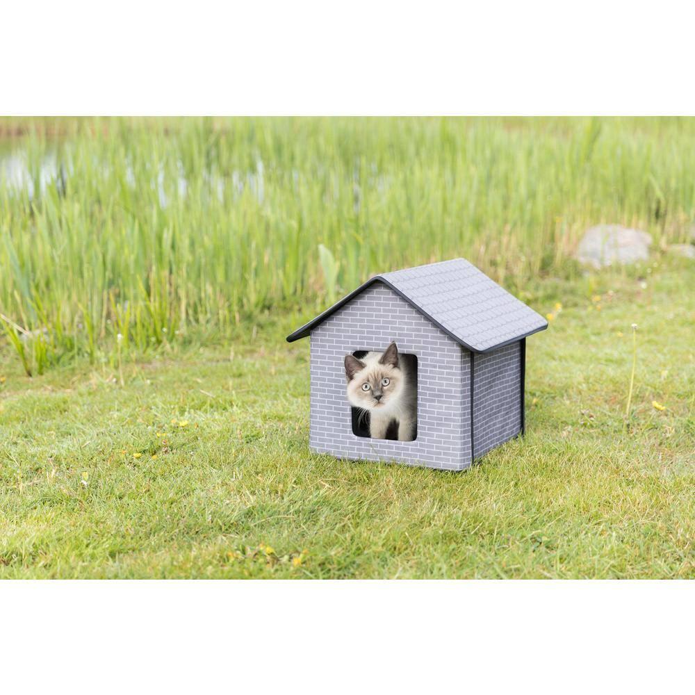 TRIXIE TRIXIE Insulated Outdoor Pet House, Waterproof Material, For Small Dogs and Cats, Feral Cats