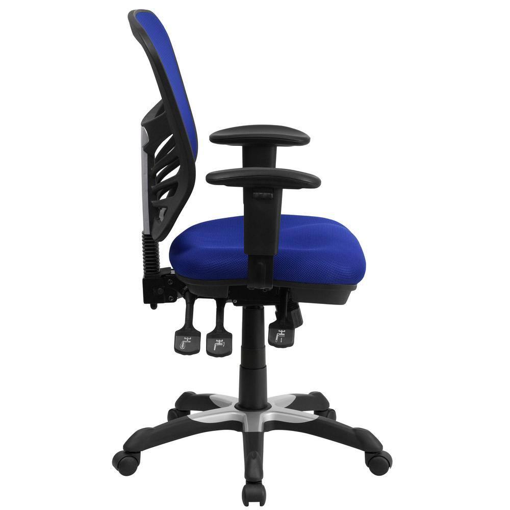 Flash Furniture Siyer Mid-Back Mesh Ergonomic Office Chair with Adjustable Arms by Flash Furniture