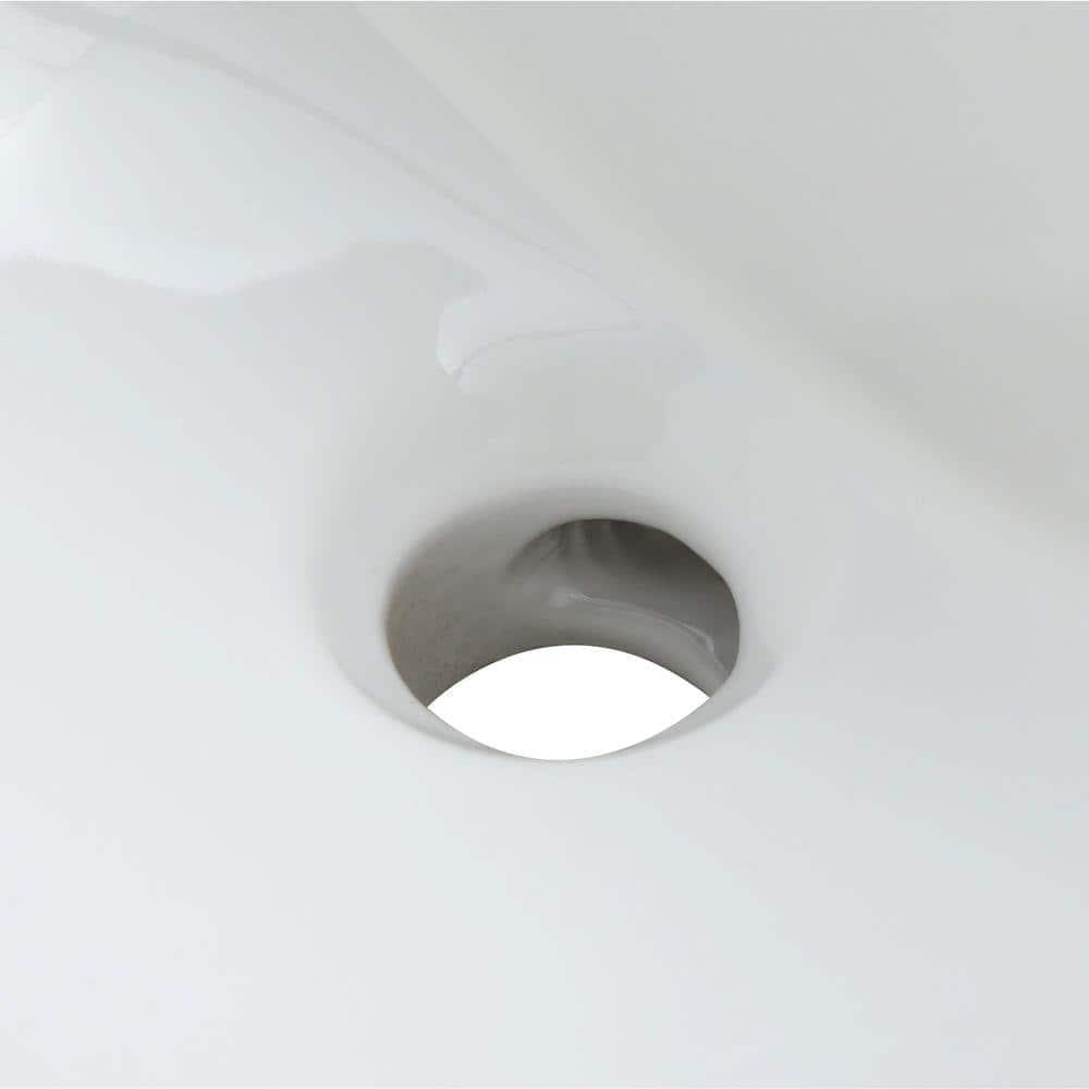 American Standard Cornice 15.5'' White Vitreous China Specialty Bathroom Sink with Overflow