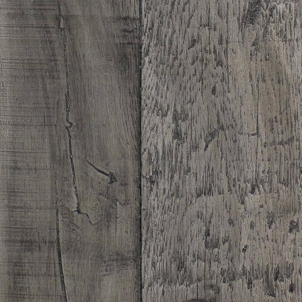 Sunnydaze Outdoor Smokeless Cast Stone Propane Gas Fire Pit Table with Weathered Wood Look - 24" Square x 25" H