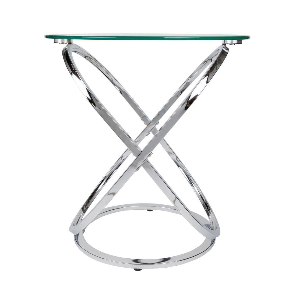 Etta Avenue™ Dimitri Glass Top End Table