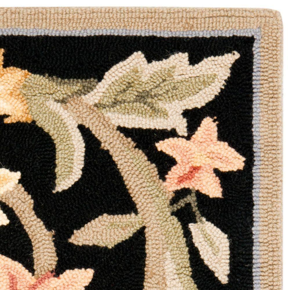 Chelsea HK248B Power Loomed Accent Rug - Black - 2'6"x4' - Safavieh.