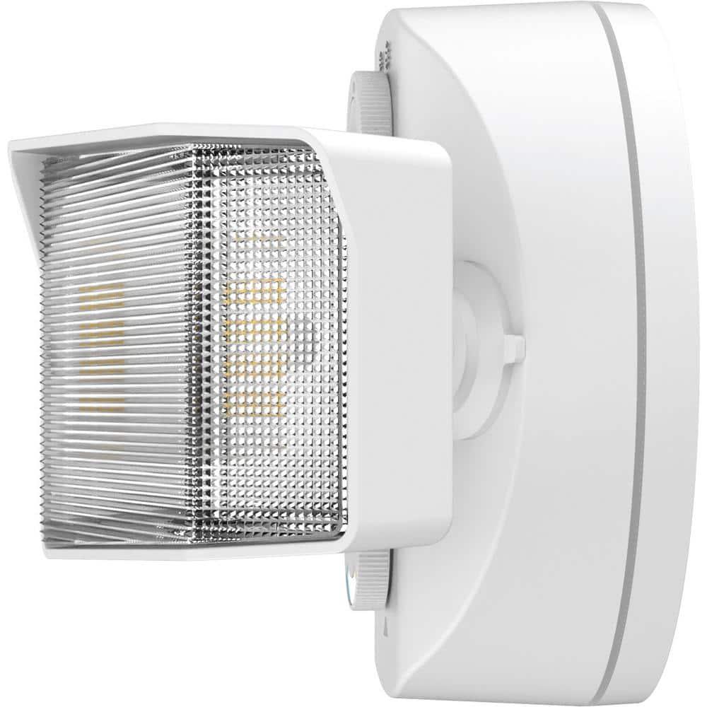 Lithonia Lighting 2 - Head Hardwired Dusk to Dawn Outdoor Security Flood Light